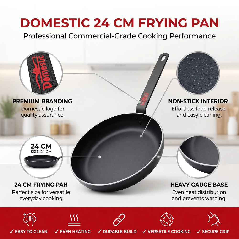 Commercial frypan 24 cm