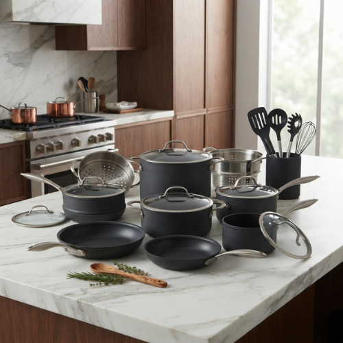 DOMESTIC SUPER NONSTICK SET 18in1