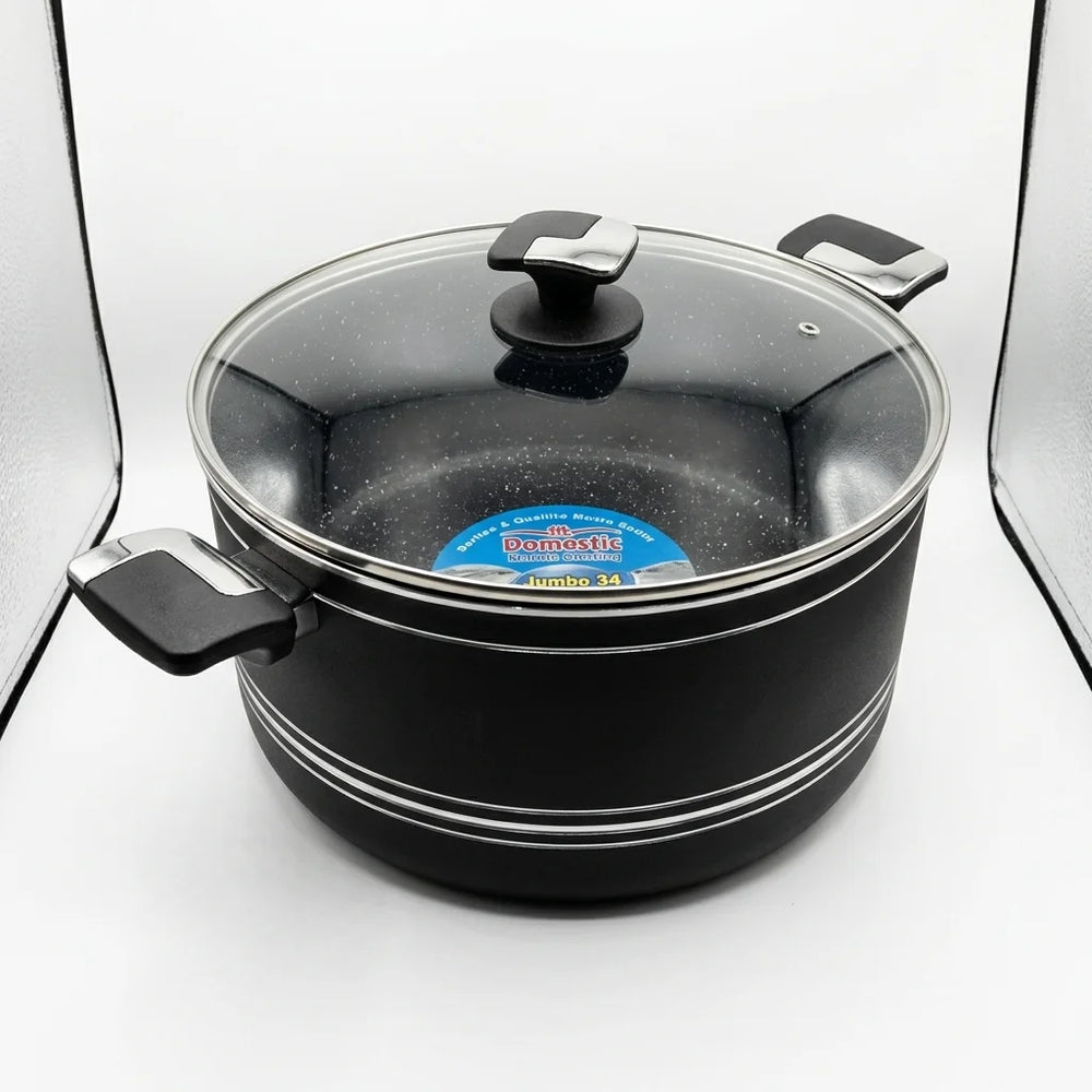 Jumbo casserole 34cm Marble coated