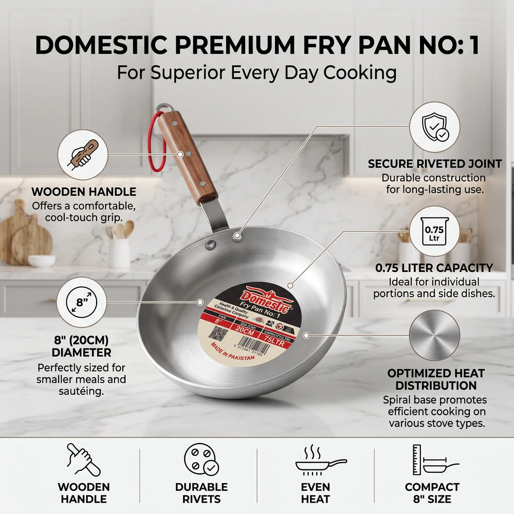 Metal fry pan no 1 20 cm