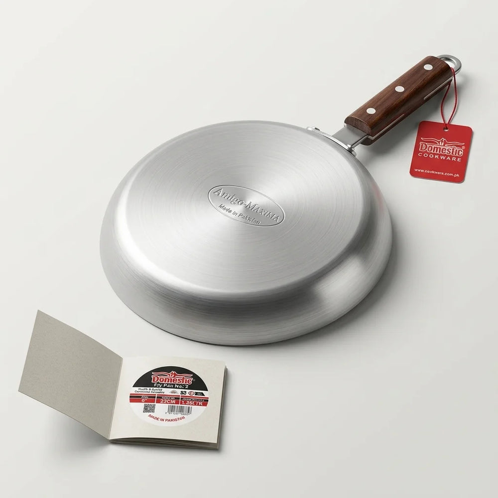Metal fry pan no 2 23cm