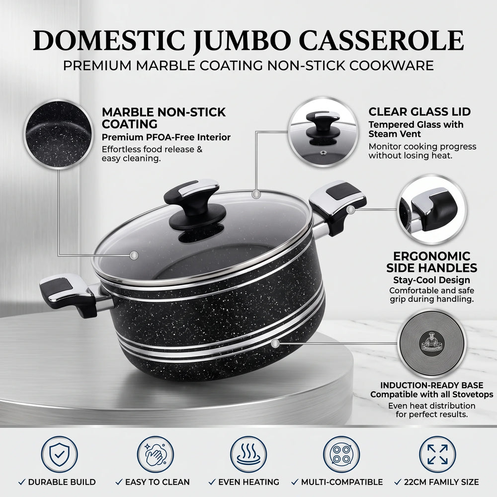domestic casserole 22cm